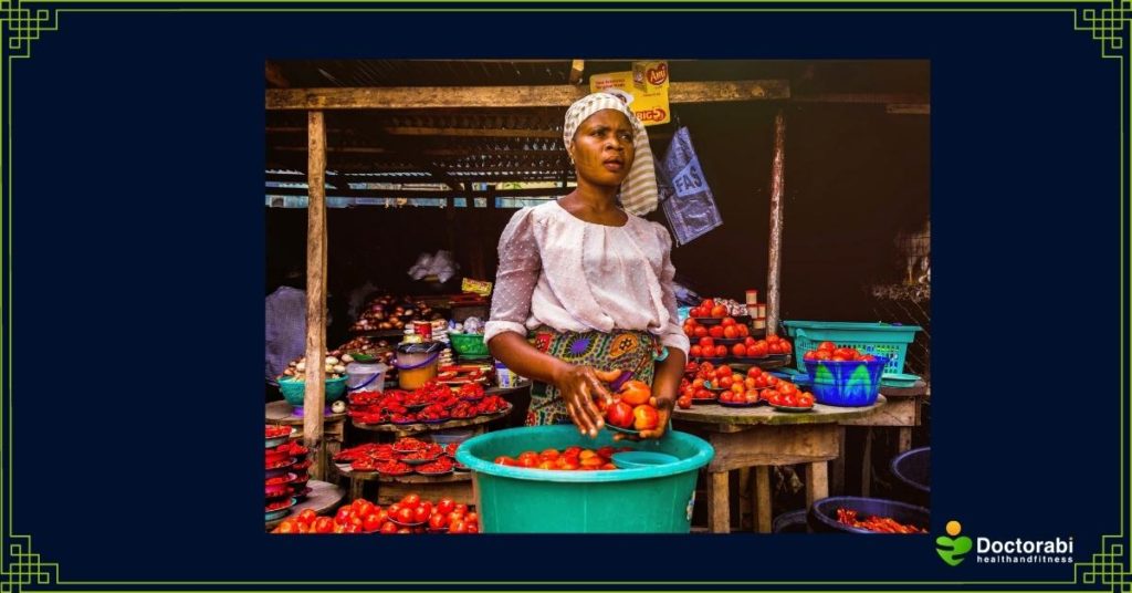 Woman-selling-peppers