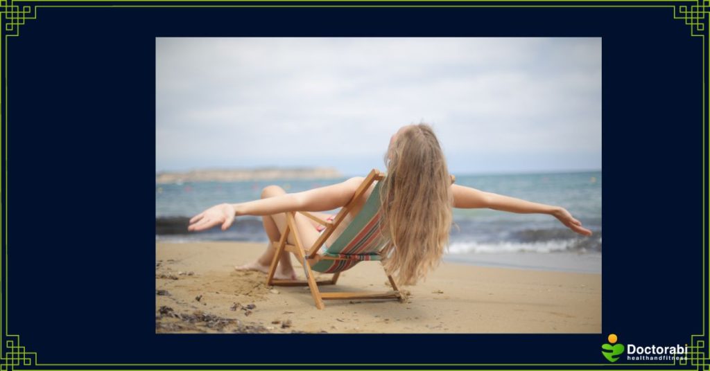 Chose-to-be-patient-woman-on-a-beach